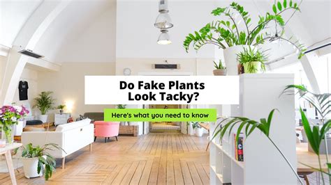 are fake plants tacky